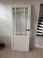 Binnendeur met glas 82x200, Doe-het-zelf en Verbouw, Deuren en Horren, Ophalen, Gebruikt, 80 tot 100 cm, Binnendeur