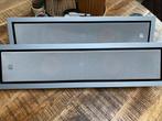 B en W spiekers met versterker en basspeaker, Audio, Tv en Foto, Luidsprekers, Ophalen, Zo goed als nieuw, 120 watt of meer, Front, Rear of Stereo speakers