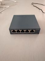 TP-Link TL-SG105 5-Poorts Gigabit Switch, Ophalen of Verzenden, Gebruikt