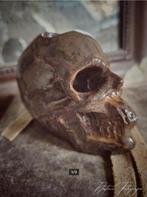 Handgemaakte kandelaar skull keramiek, Ophalen of Verzenden