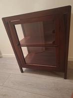 Kleine Servieskast met Glas, Huis en Inrichting, Kasten | Vitrinekasten, Minder dan 50 cm, Glas, Ophalen of Verzenden, Minder dan 100 cm