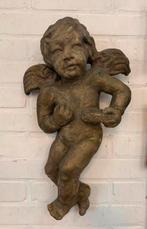Beeld antieke engel zwaar groot terracotta beeld, Antiek en Kunst, Kunst | Beelden en Houtsnijwerken, Ophalen of Verzenden