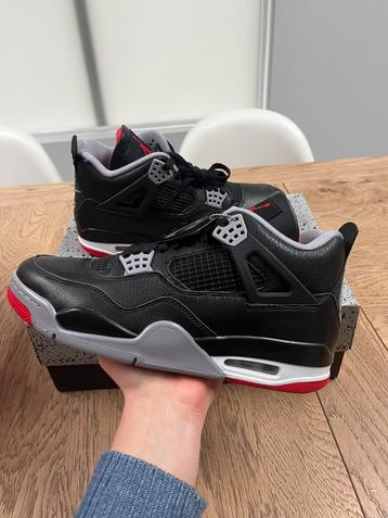Nike Jordan 4 Retro “Bred Reimagined” Maten 43 en 44 beschikbaar voor biedingen