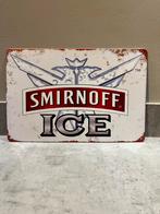 Mancave Bar Café Wanddecoratie metalen bordje Smirnoff Ice, Ophalen of Verzenden, Zo goed als nieuw, Reclamebord