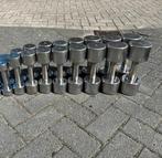 Chrome dumbells  dumbell set  2-10 kg gewichten, Ophalen, Dumbbell, Gebruikt, 2-10 kg