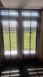 Shutters / houten jaloezieen, Ophalen of Verzenden, Zwart, 50 tot 100 cm, Minder dan 100 cm