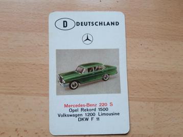 Mercedes-Benz 220 S Heckflosse - losse kwartetkaart beschikbaar voor biedingen