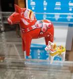 Vintage Zweeds Dala paardje, Verzamelen, Beelden en Beeldjes, Ophalen, Zo goed als nieuw, Dier