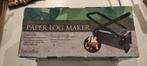 Paper log maker, zelf je briketten maken, Tuin en Terras, Overige Tuin en Terras, Ophalen of Verzenden, Gebruikt