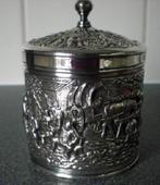 VERZILVERD * DOUWE EGBERTS * Theebus en Lepelbeker *, Antiek en Kunst, Verzenden, Zilver