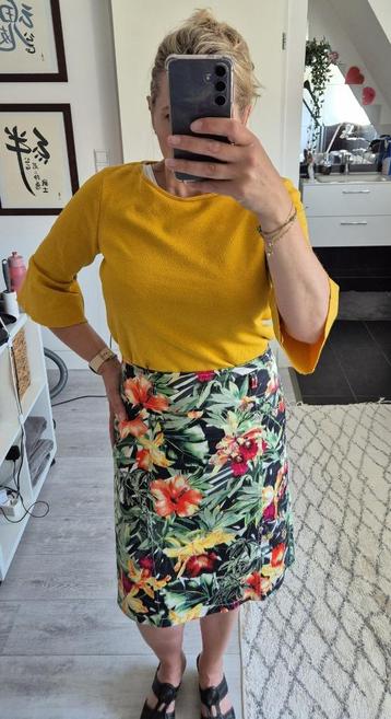Gebloemde rok van Gerry Weber + truitje | Maat 38 beschikbaar voor biedingen