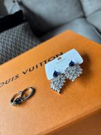 Setje oorbellen en ringen, Ophalen of Verzenden, Nieuw, Zilver, Met strass