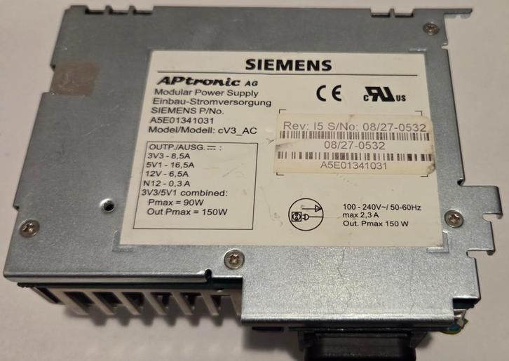 Siemens Aptronic cV3_AC Modular Power Supply A5E01341031, Hobby en Vrije tijd, Elektronica-componenten, Gebruikt, Ophalen of Verzenden