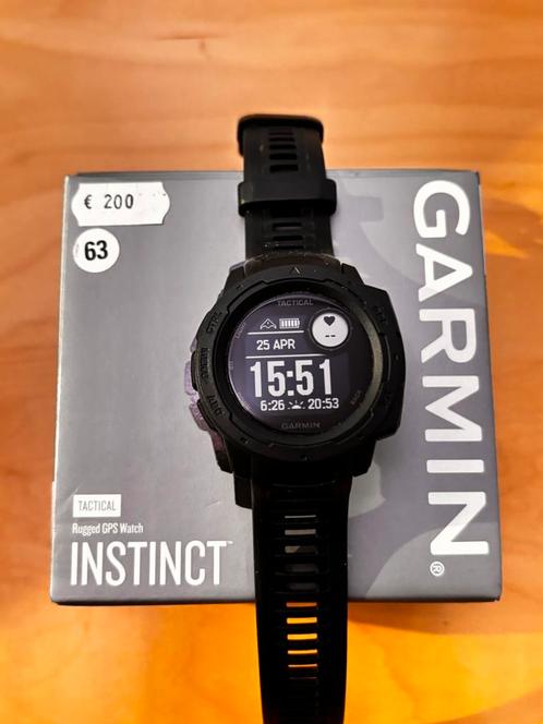 Garmin Instinct Tactical 45 mm (GPSinruil.nr 63), Sieraden, Tassen en Uiterlijk, Sporthorloges, Zo goed als nieuw, Android, Ophalen of Verzenden