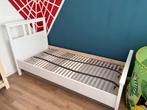 IKEA hemnes bed incl. lattenbodem - nette staat, Ophalen, 90 cm, Eenpersoons, Wit