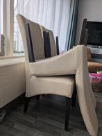 4 Witte Stoelen - Gratis Afhalen - asap ophalen!!, Huis en Inrichting, Ophalen, Hout, Gebruikt, Wit