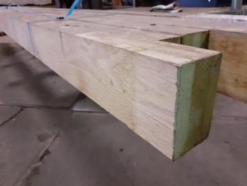 Eiken kozijnhout 96x123x3000mm - 2 stuks - 95 euro totaal  beschikbaar voor biedingen