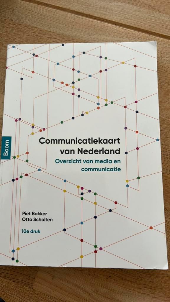 Piet Bakker - Communicatiekaart van Nederland, Boeken, Wetenschap, Zo goed als nieuw, Sociale wetenschap, Ophalen of Verzenden