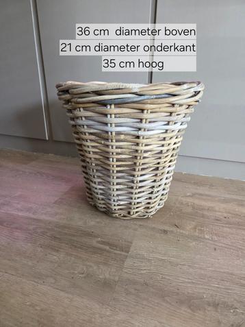 Rotan plantenmand beschikbaar voor biedingen