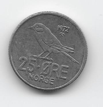 Noorwegen 25 øre 1972 KM# 407 beschikbaar voor biedingen