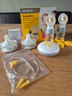 Medela Swing Maxi + koeltas en bewaarflesjes, Ophalen, Zo goed als nieuw, Borstkolf