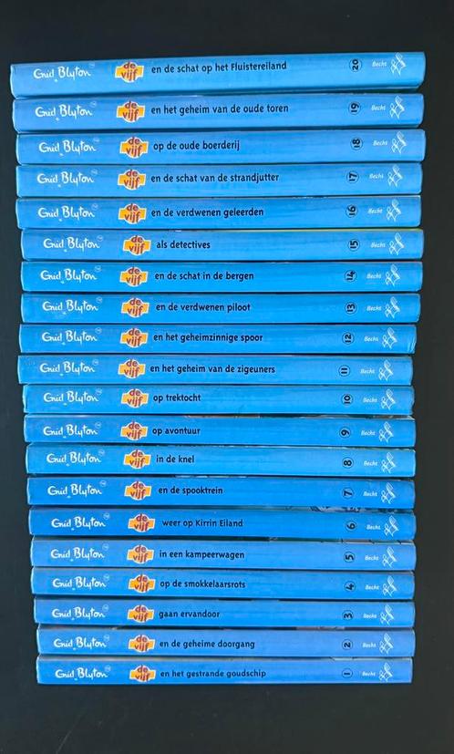 Enid Blyton - De Vijf - 20 delige boekenserie, Boeken, Kinderboeken | Jeugd | onder 10 jaar, Zo goed als nieuw, Ophalen of Verzenden