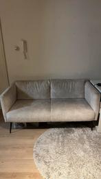 Beige Tweepersoonsbank woonexpress, Ophalen, Gebruikt, 150 tot 200 cm, Tweepersoons