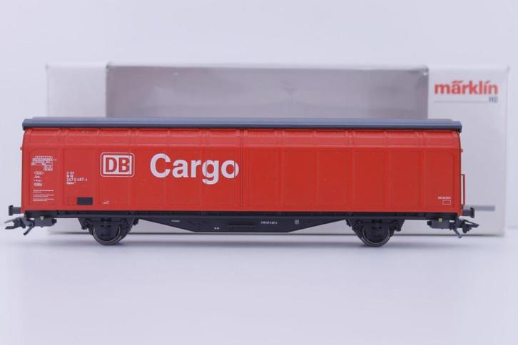 Marklin 48012 H0 Schuifwandwagen DB Cargo, Hobby en Vrije tijd, Modeltreinen | H0, Zo goed als nieuw, Wagon, Wisselstroom, Märklin