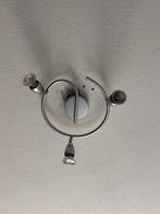 OK Spot 3-lichts - Geborsteld Staal - Richtbaar, Ophalen, Gebruikt