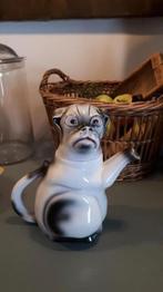 Vintage theepot mopshondje Erphila, Ophalen of Verzenden