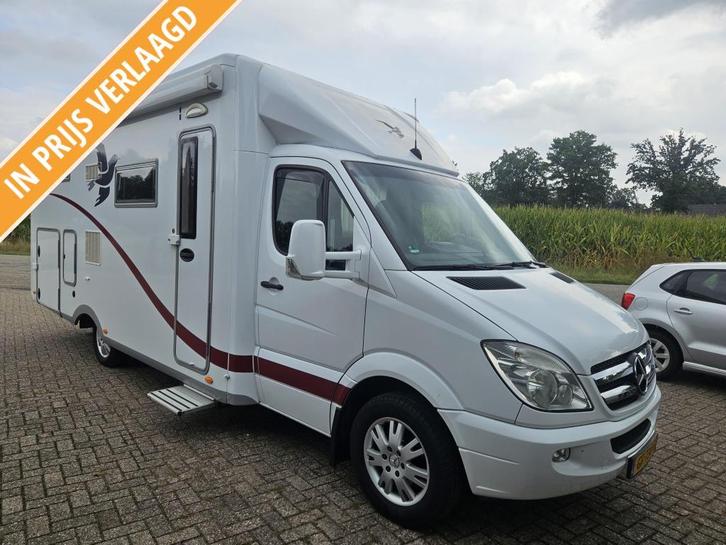 Mercedes-Benz Professionele zelfbouw, Caravans en Kamperen, Campers, Bedrijf, Half-integraal, Mercedes-Benz, Handgeschakeld