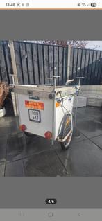 Mooie viskar met veel wedstrijdmateriaal, Ophalen, Zo goed als nieuw, Koffer of Tas