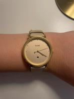 Cluse Dameshorloge - Beige Leer, Sieraden, Tassen en Uiterlijk, Horloges | Dames, Leer, Staal, Polshorloge, Zo goed als nieuw