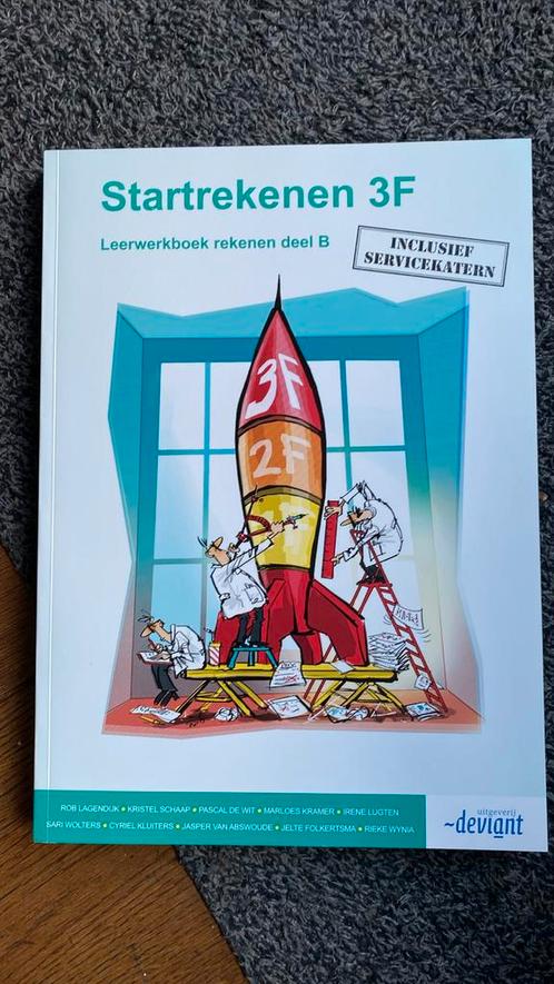 Cyriel Kluiters - 3F leerwerkboek rekenen Deel B, Boeken, Schoolboeken, Zo goed als nieuw, Nederlands, HAVO, Ophalen of Verzenden