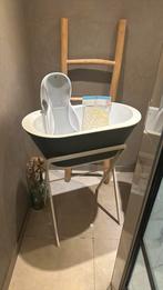 Set: Badje met standaard, badmatje en badzitje babycare, Ophalen of Verzenden, Zo goed als nieuw, Badje, Bébé-jou