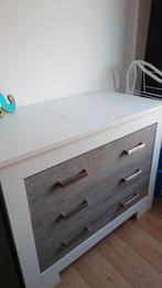 Commode met aankleedkussenopbouw en ledikant, Ophalen, 100 tot 150 cm, Zo goed als nieuw, Overige houtsoorten