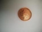 STUIVER WILHELMINA 1948 GELOPEN, Ophalen of Verzenden, Koningin Wilhelmina, 5 cent, Losse munt