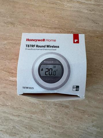 Honeywell T87RF2025 – Nieuw in doos - draadloze ronde thermo beschikbaar voor biedingen