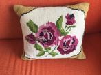 Vintage kussen, Ophalen of Verzenden, Gebruikt, Overige kleuren, Vierkant