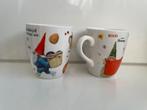 2 David de Kabouter koffie mokken, Ophalen of Verzenden, Zo goed als nieuw, Overige stijlen, Kop(pen) en/of Schotel(s)