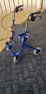 rollator  blauw, Ophalen, Opvouwbaar, Gebruikt
