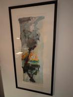 Zeefdruk Richard Smeets - Trein in Landschap, Antiek en Kunst, Ophalen of Verzenden