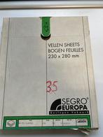 Segro Europa Vellen/Sheets 230x280mm, Doe-het-zelf en Verbouw, Gereedschap | Schuurmachines, Ophalen of Verzenden, Nieuw