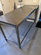 RVS Werktafel 70 cm diep zonder bodemschap, Huis en Inrichting, Keuken | Keukenelementen, Ophalen, 150 tot 200 cm, Zo goed als nieuw