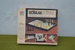 Vintage schaakbord/ Schaakschool 1973 leren schaken in 3 uur, Een of twee spelers, Ophalen of Verzenden, Gebruikt, MB Spellen