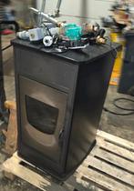 davinci pellet cv kachel 22kw, Ophalen of Verzenden, Gebruikt, Hout, Houtkachel