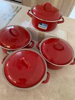 4 nieuwe emaille kookpannen Handy 20 cm, Huis en Inrichting, Keuken | Potten en Pannen, Ophalen, Nieuw, Overige materialen