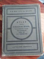 Atlas voor de Volksschool 1911, Gelezen, Overige atlassen, Ophalen of Verzenden, 1800 tot 2000
