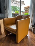Touche leren fauteuil, Huis en Inrichting, Fauteuils, Ophalen, Zo goed als nieuw, 75 tot 100 cm