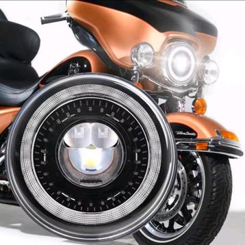 7 inch LED koplamp voor motor of scooter. beschikbaar voor biedingen